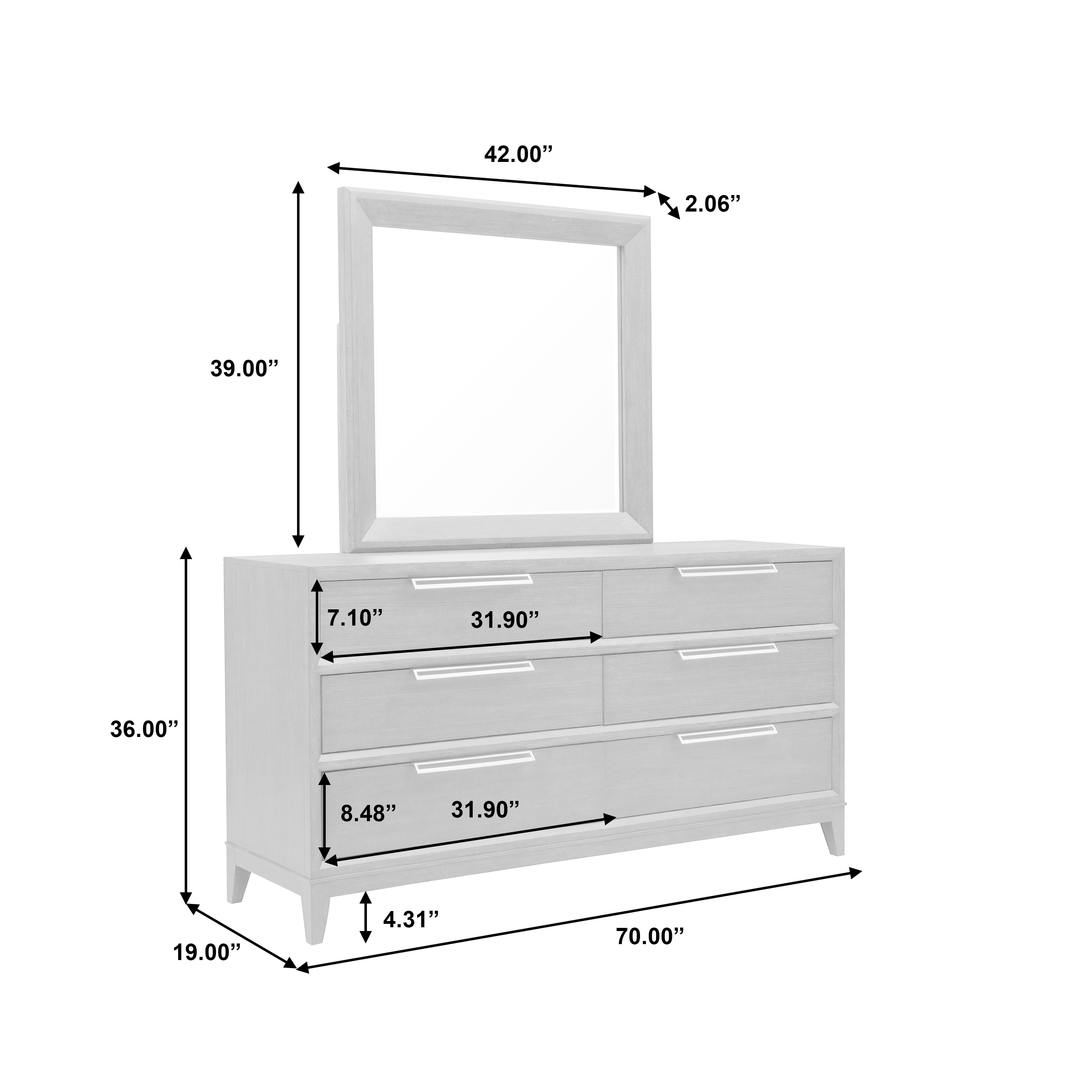 Pulaski Furniture Quincy 6-Drawer Dresser