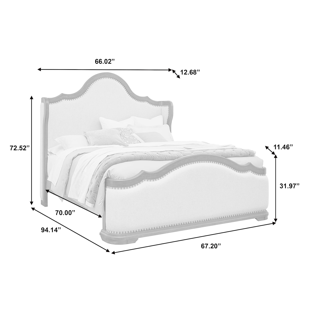 Pulaski Furniture Cooper Falls Queen Upholstered Bed