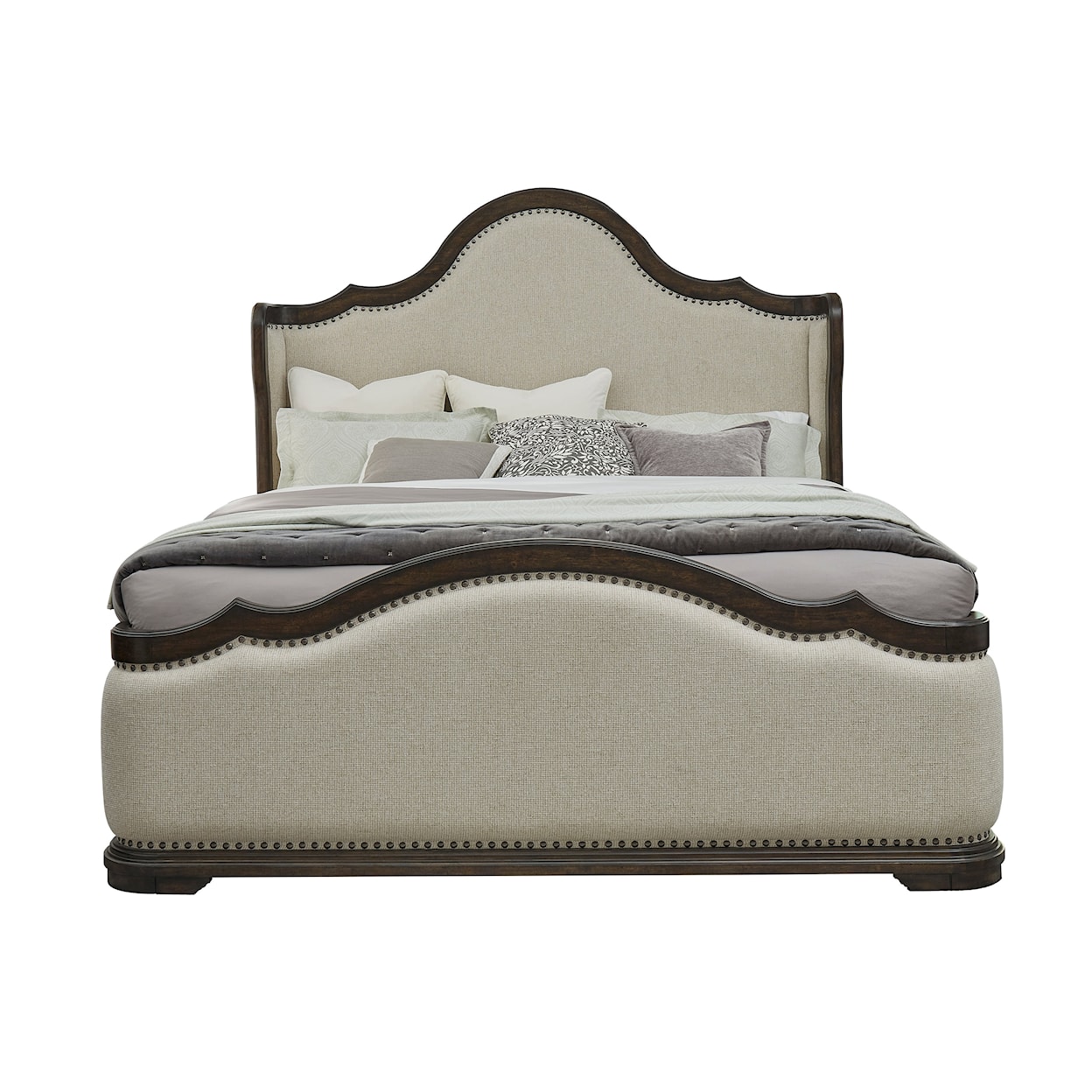 Pulaski Furniture Cooper Falls Queen Bed, Dresser, Mirror, Chest & 2 NS