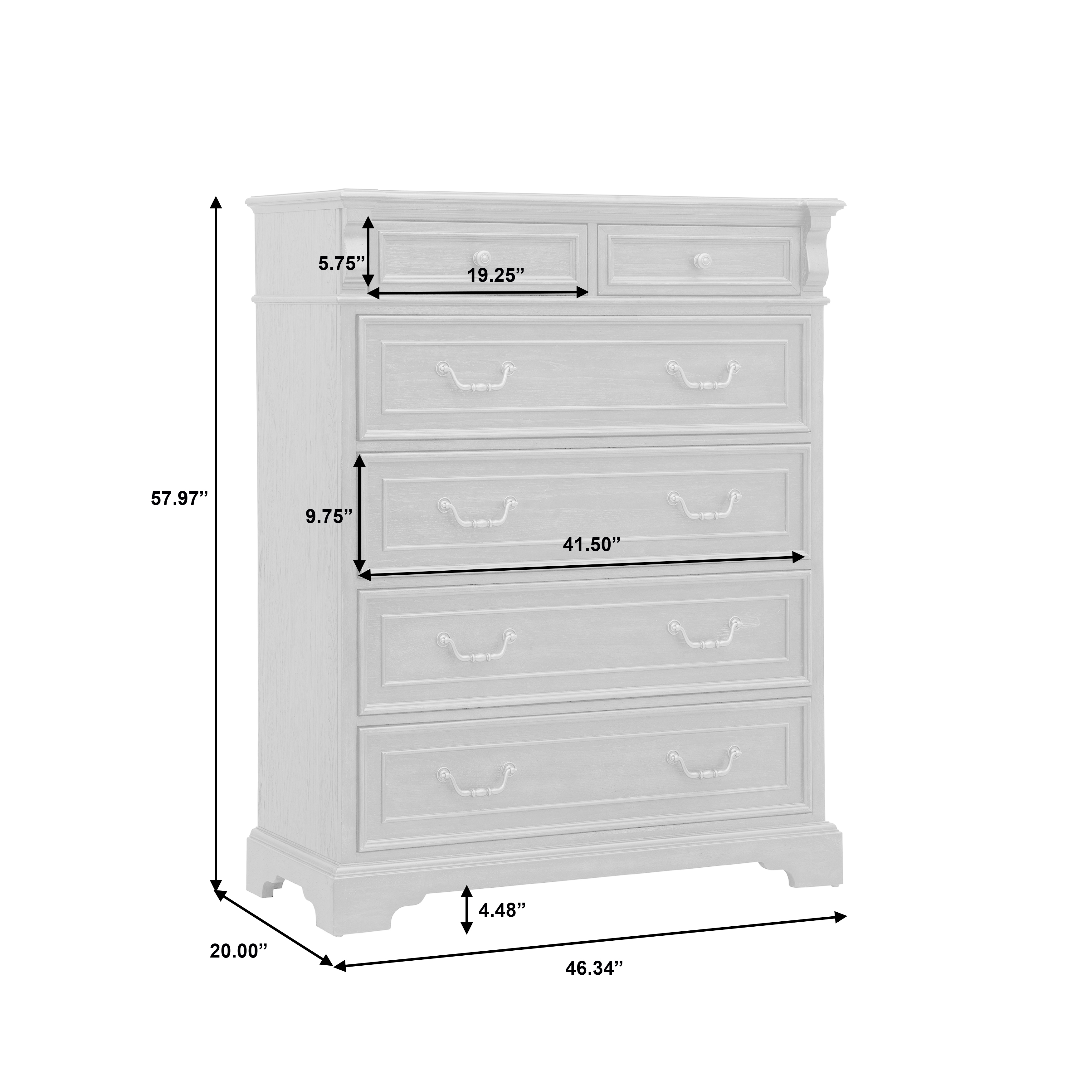 Pulaski Furniture Hickory Creek 6-Drawer Bedroom Chest
