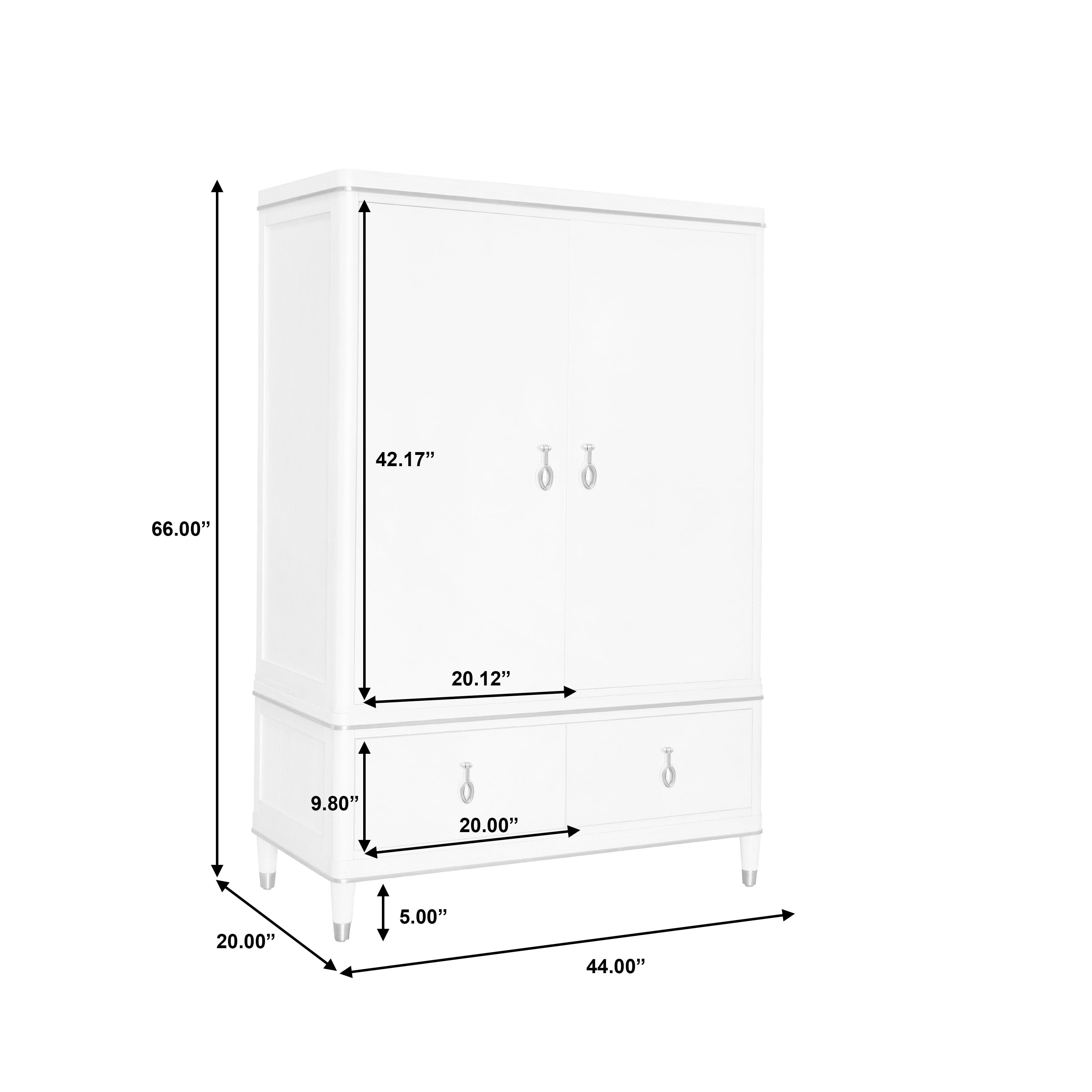 Pulaski Furniture Grace 2-Door Armoire