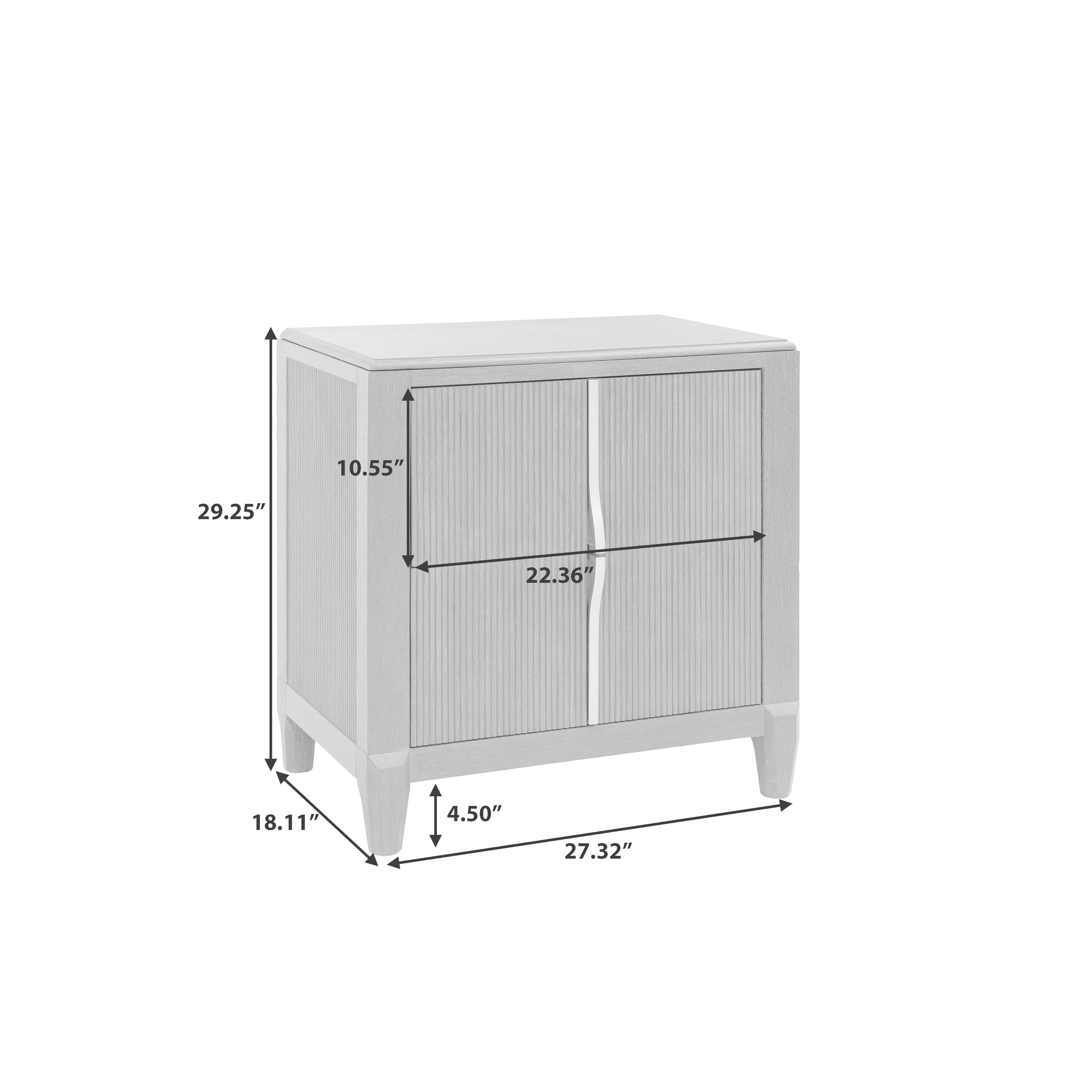 Pulaski Furniture West End Loft 2-Drawer Nightstand