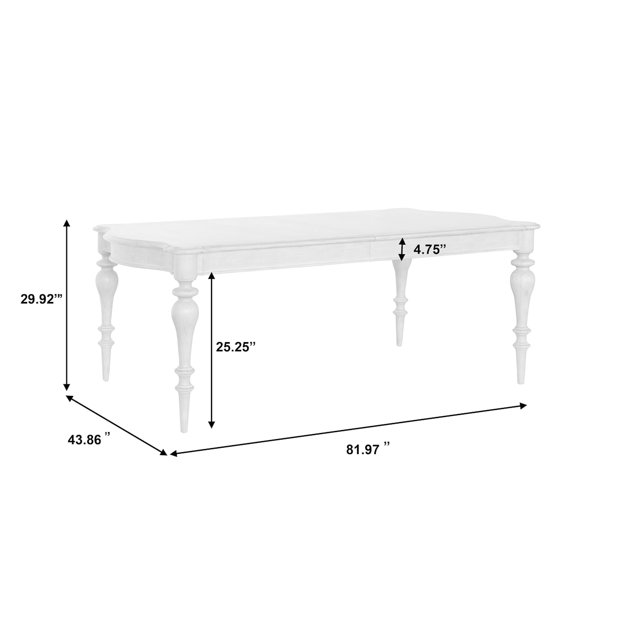 Pulaski Furniture Weston Hills Weston Hills Leg Table