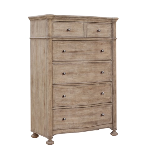 Transitional 5-Drawer Bedroom Chest
