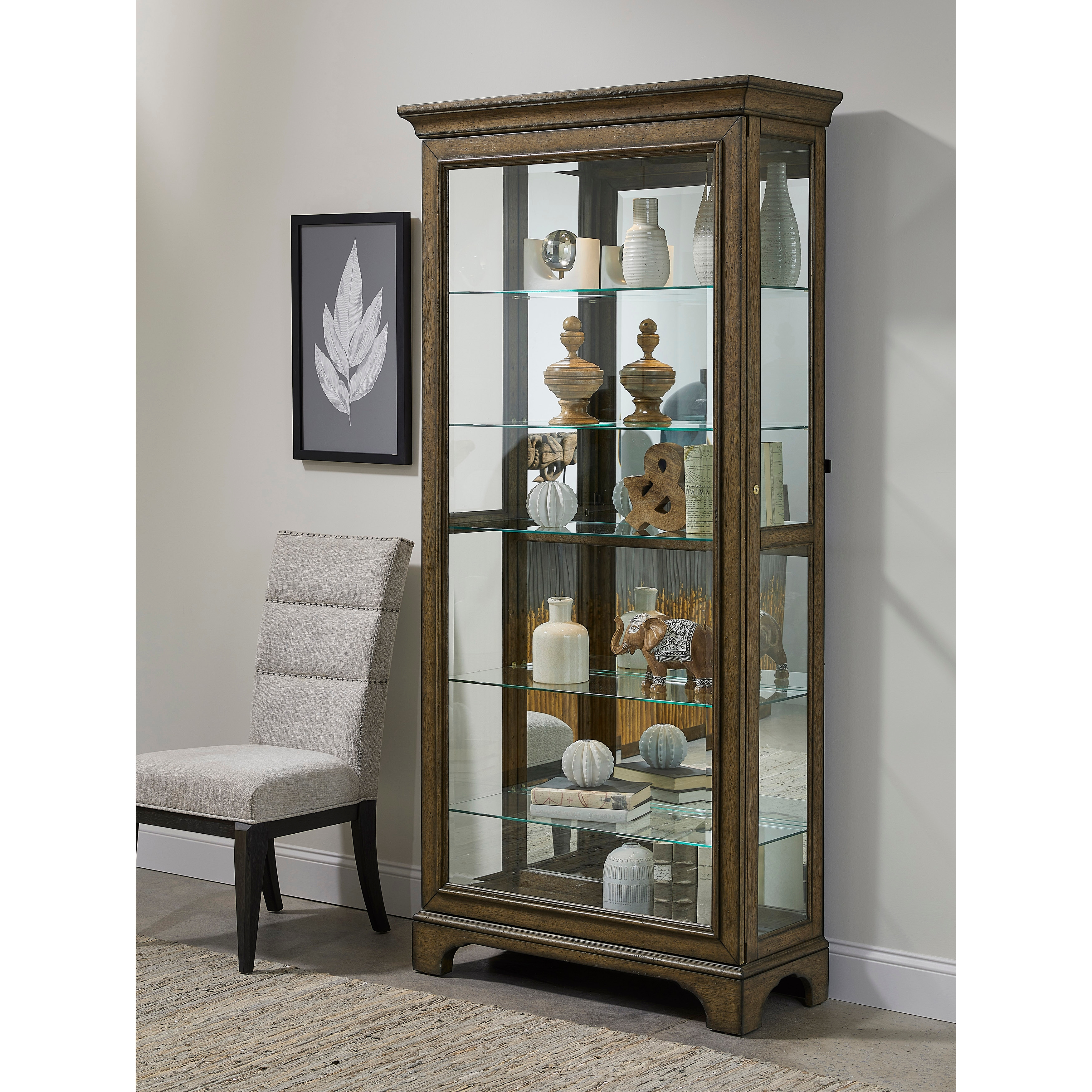 Pulaski Furniture Accents Sliding Door Curio