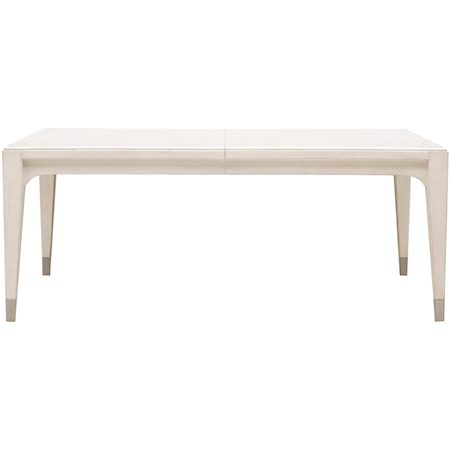 Transitional Rectangular Dining Table with Two 18" Leaves