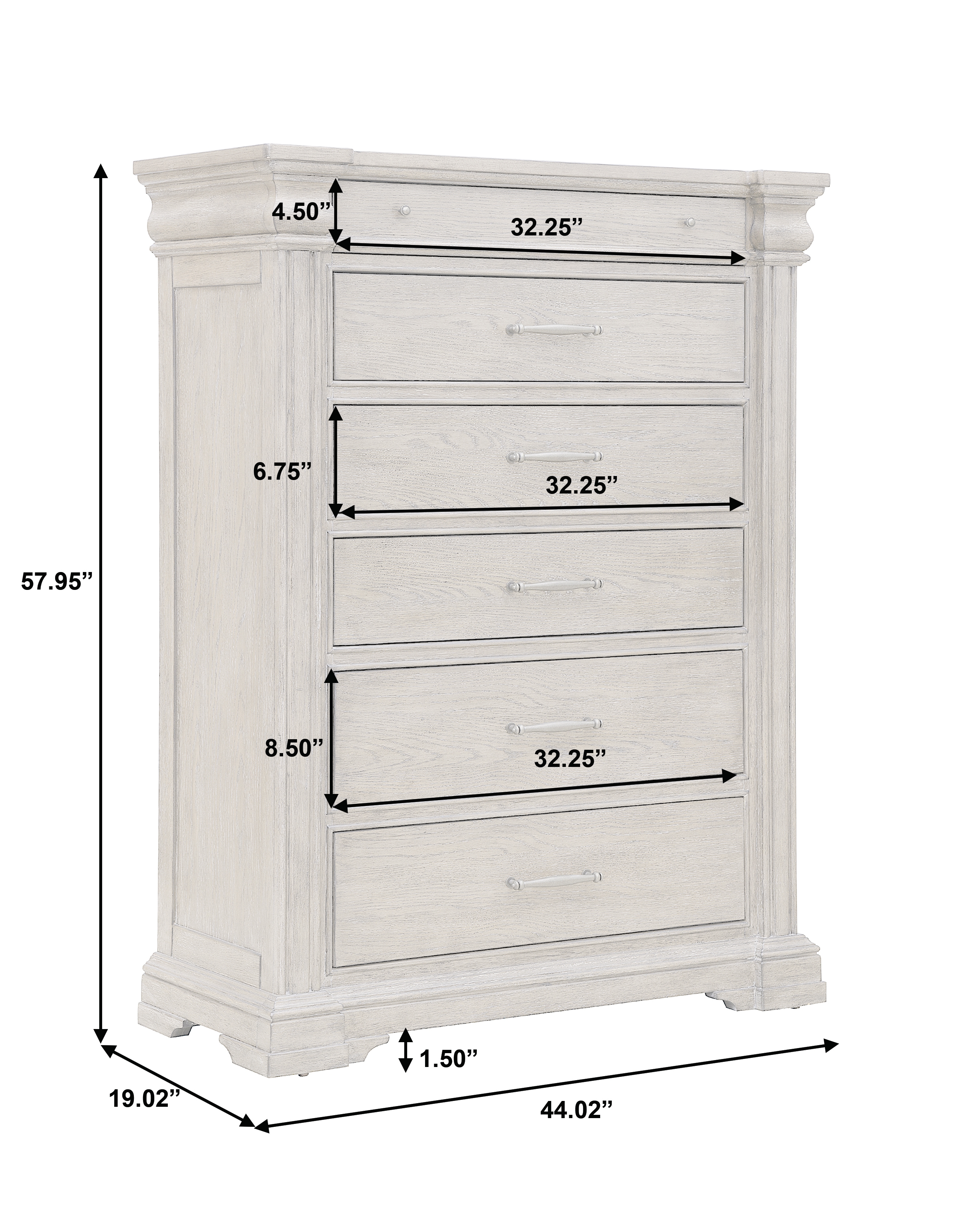 Pulaski Furniture Madison Ridge 6-Drawer Bedroom Chest
