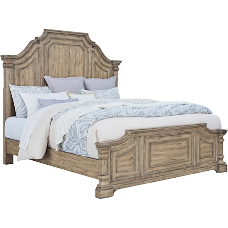 Traditional Queen Panel Bed