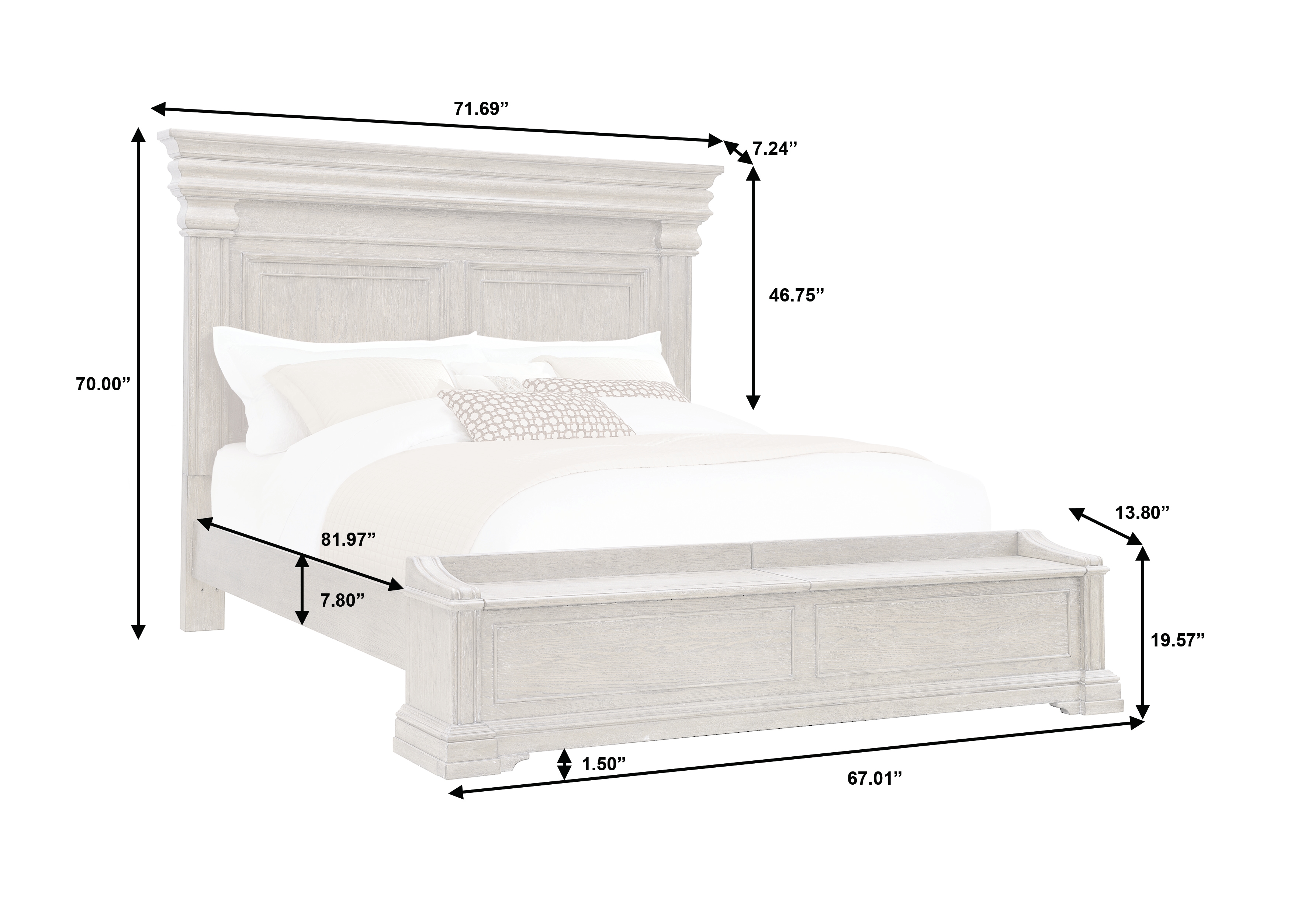 Pulaski Furniture Madison Ridge Queen Storage Bed