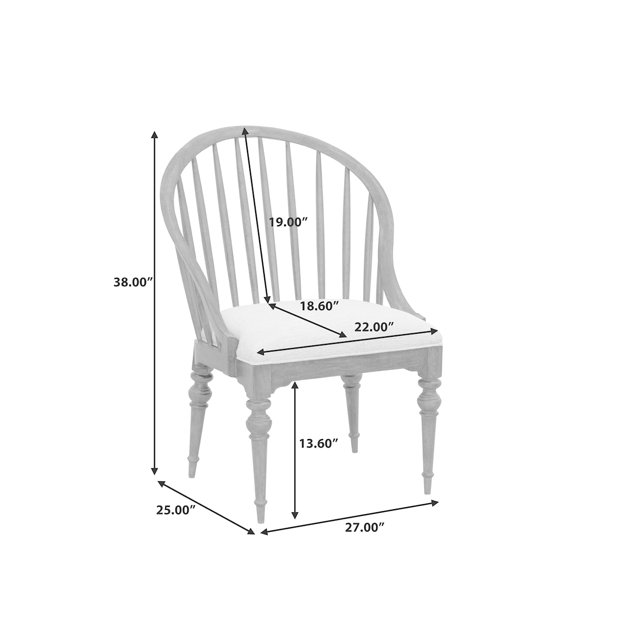Pulaski Furniture Revival Row Dining Arm Chair