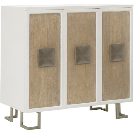 Transitional 3-Door Accent Chest with Drawer