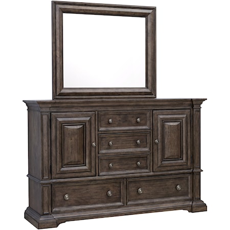 Dresser and Mirror