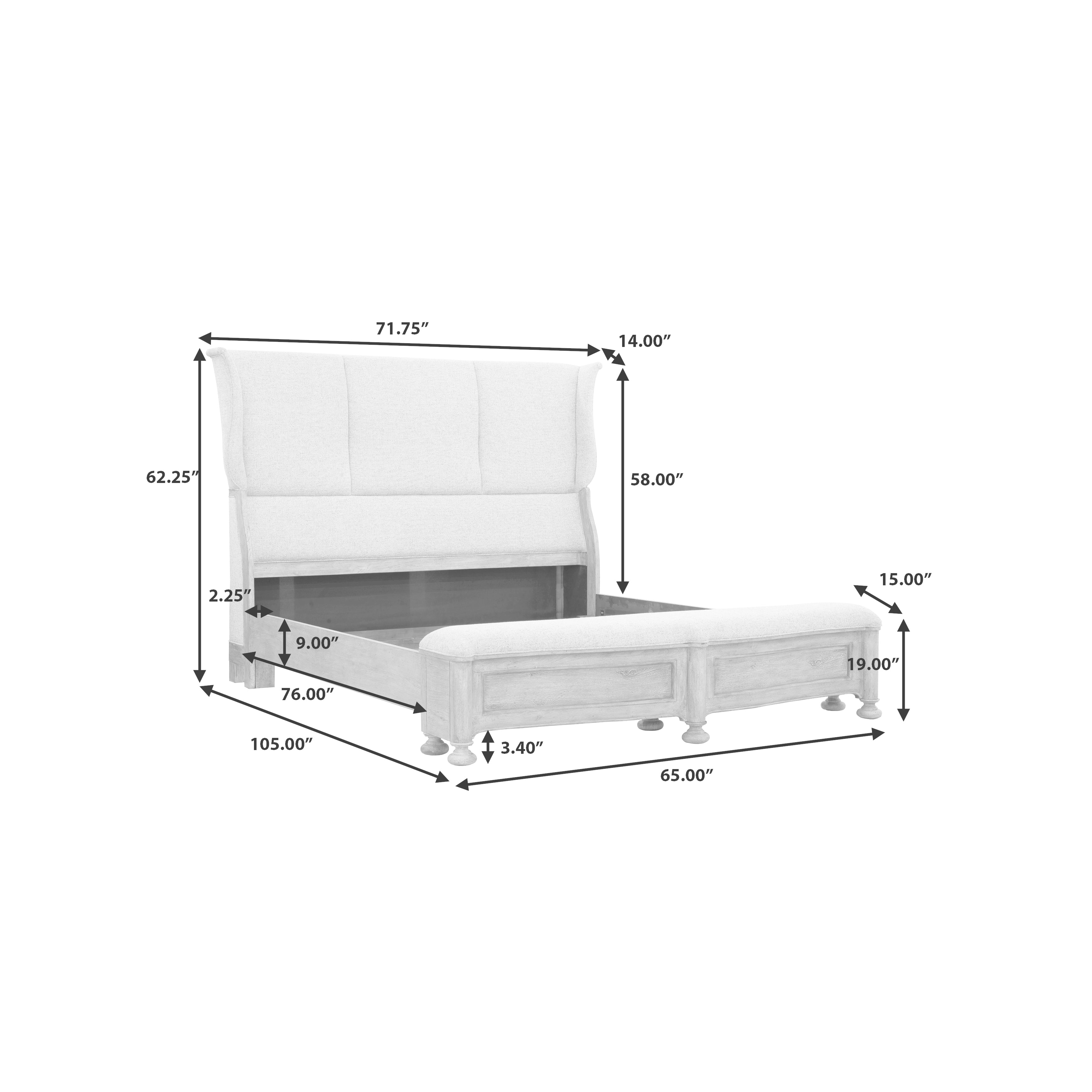 Pulaski Furniture Higgins Street Queen Upholstered Bed