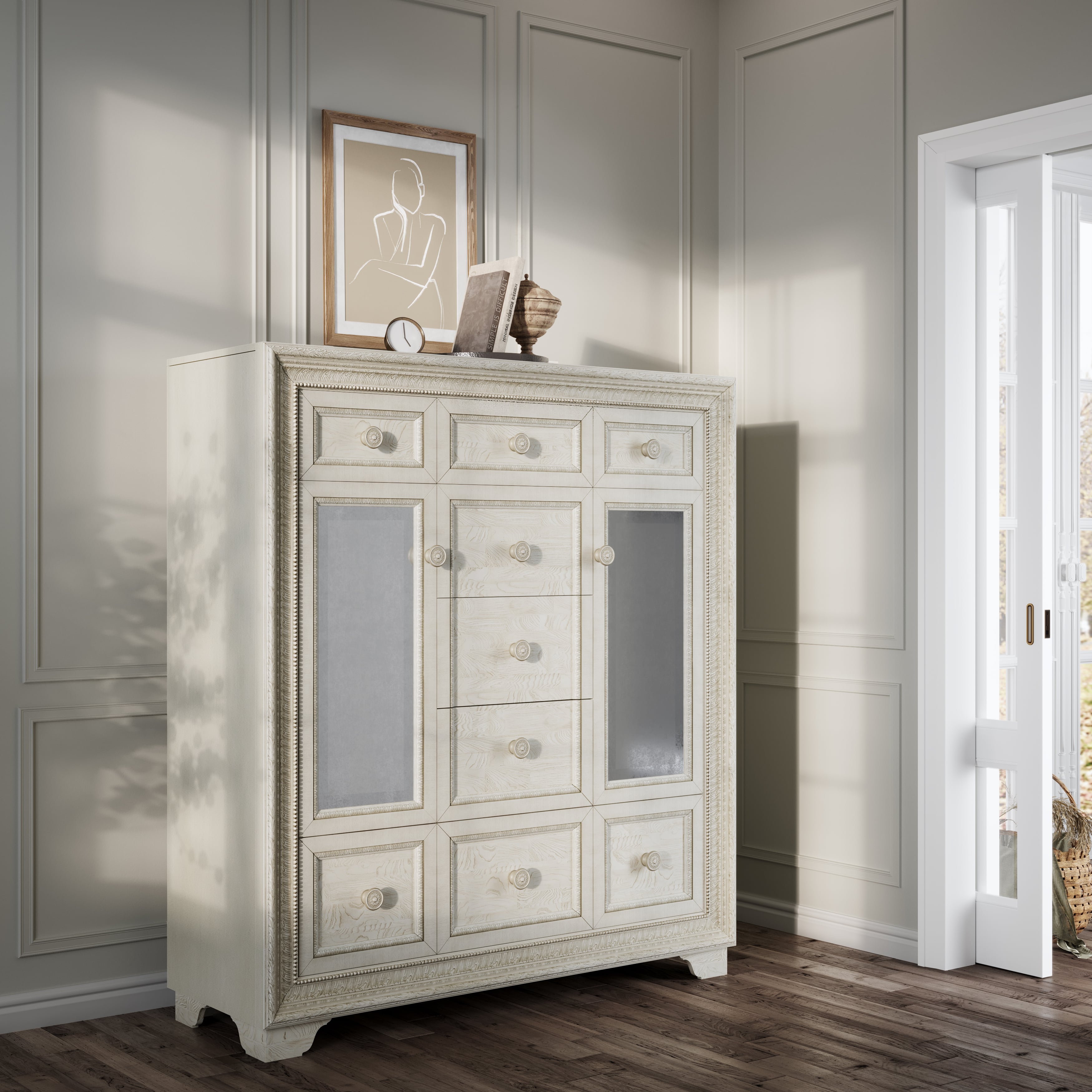 Pulaski Furniture Camila 9-Drawer Door Chest