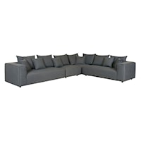 Contemporary 4-Piece Modular Sectional Sofa