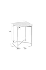 Pulaski Furniture Pulaski Accents Contemporary Small Stone Top Nesting Table