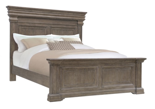 Traditional King Panel Bed