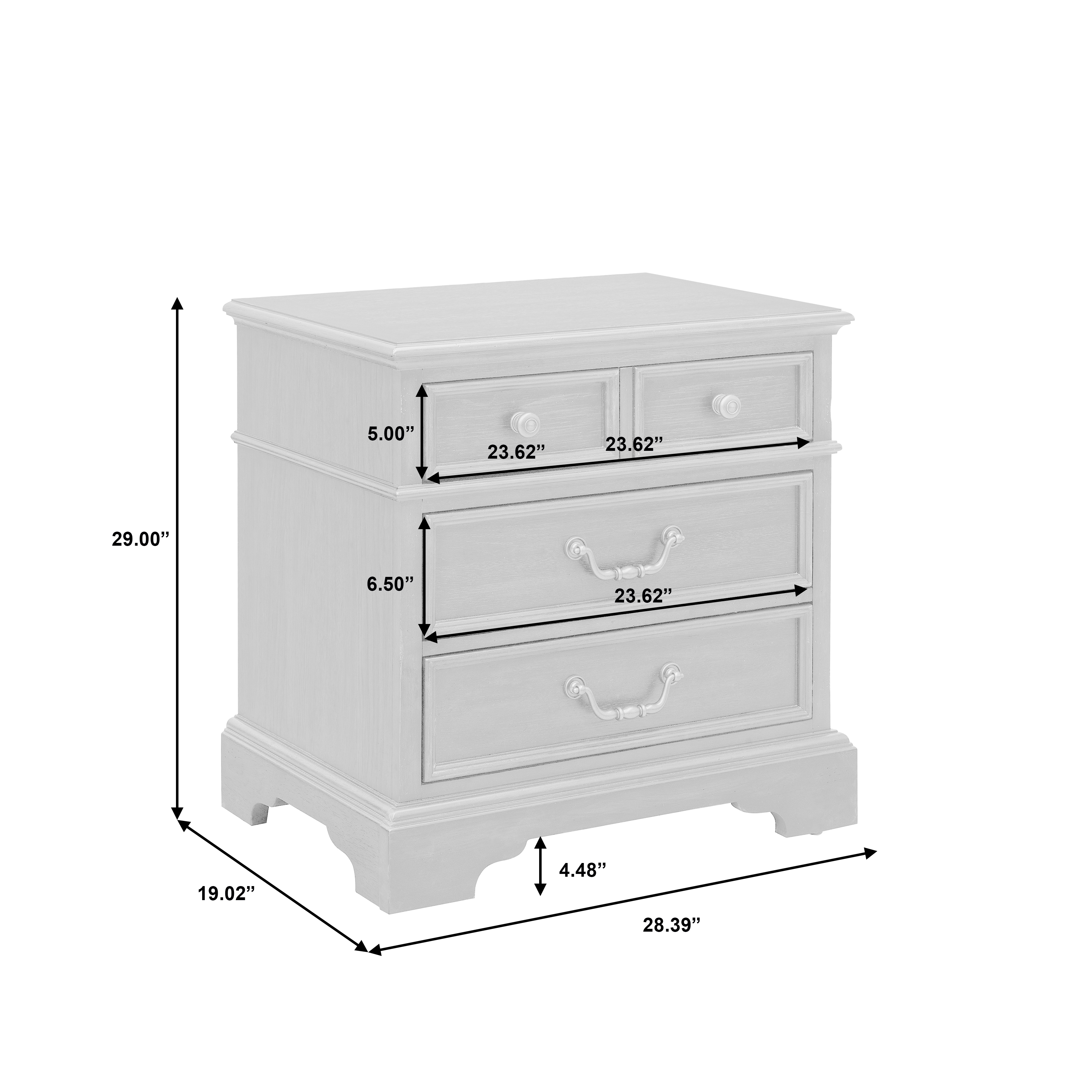Pulaski Furniture Hickory Creek 3-Drawer Nightstand