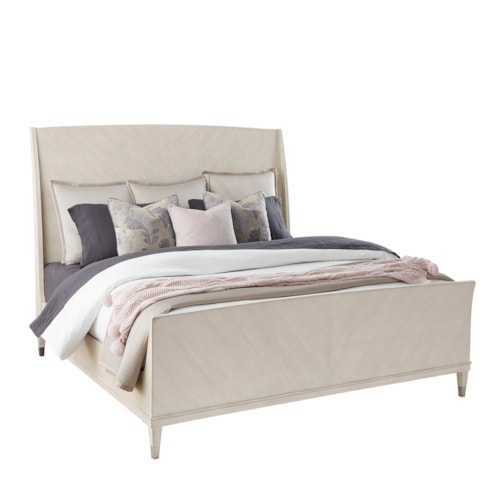Transitional California King Panel Bed
