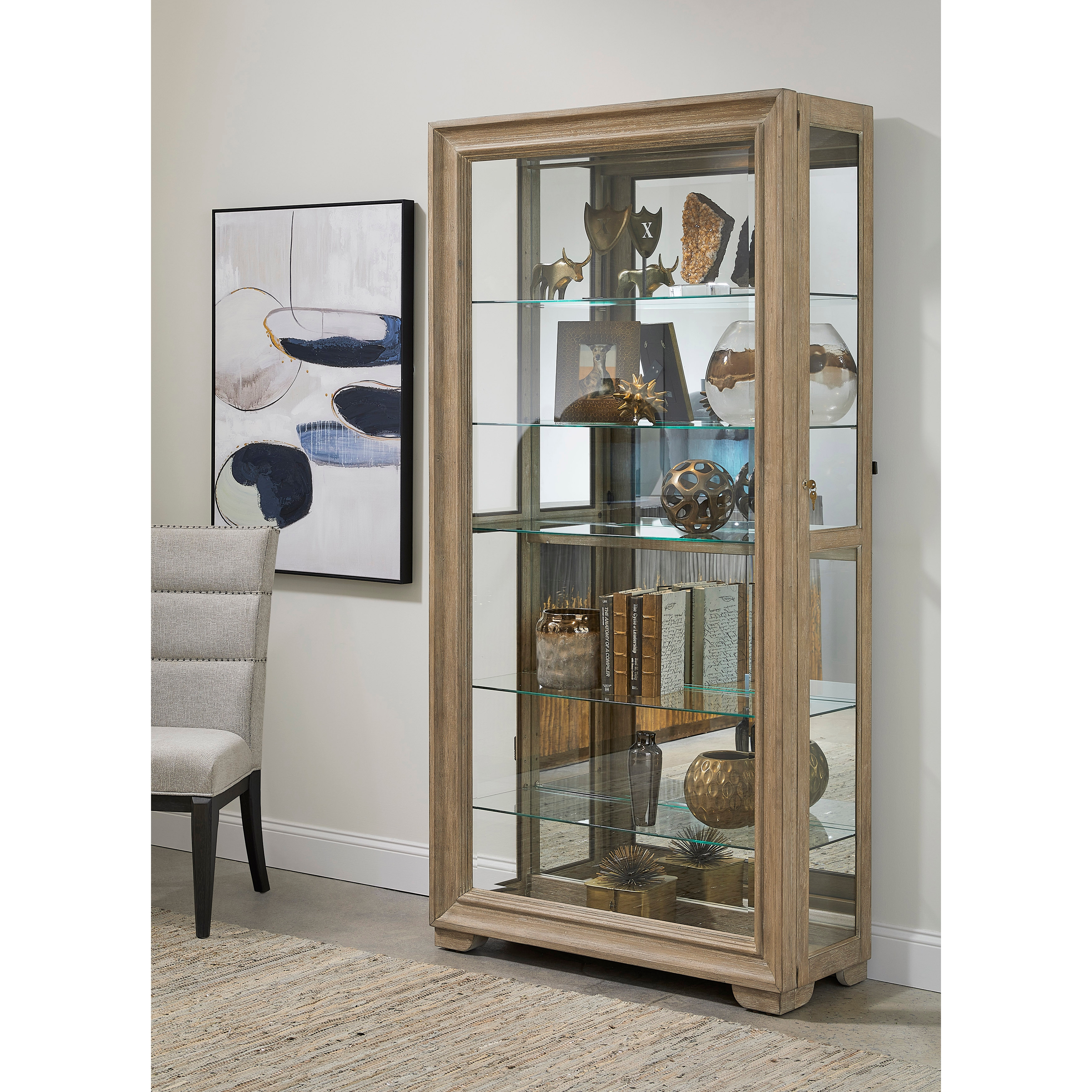 Pulaski Furniture Accents Sliding Door Curio