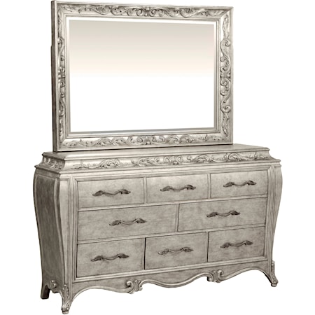 Dresser and Mirror