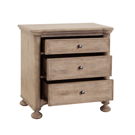 3-Drawer Nightstand