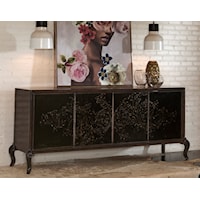 Transitional Media Console