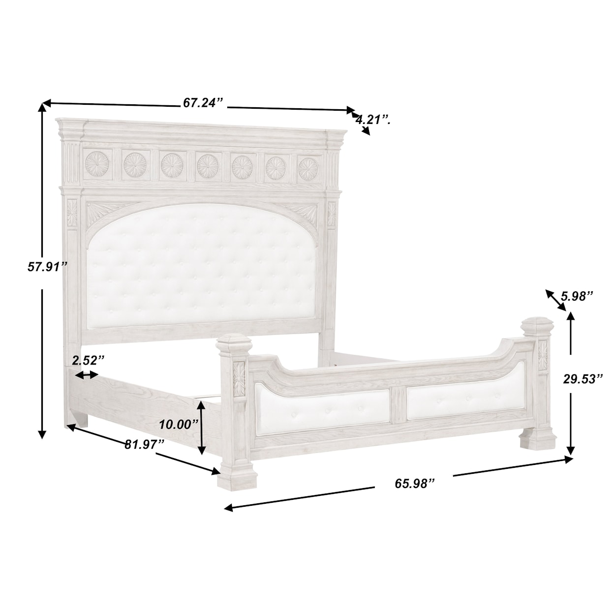 Pulaski Furniture Kingsbury Queen Panel Bed