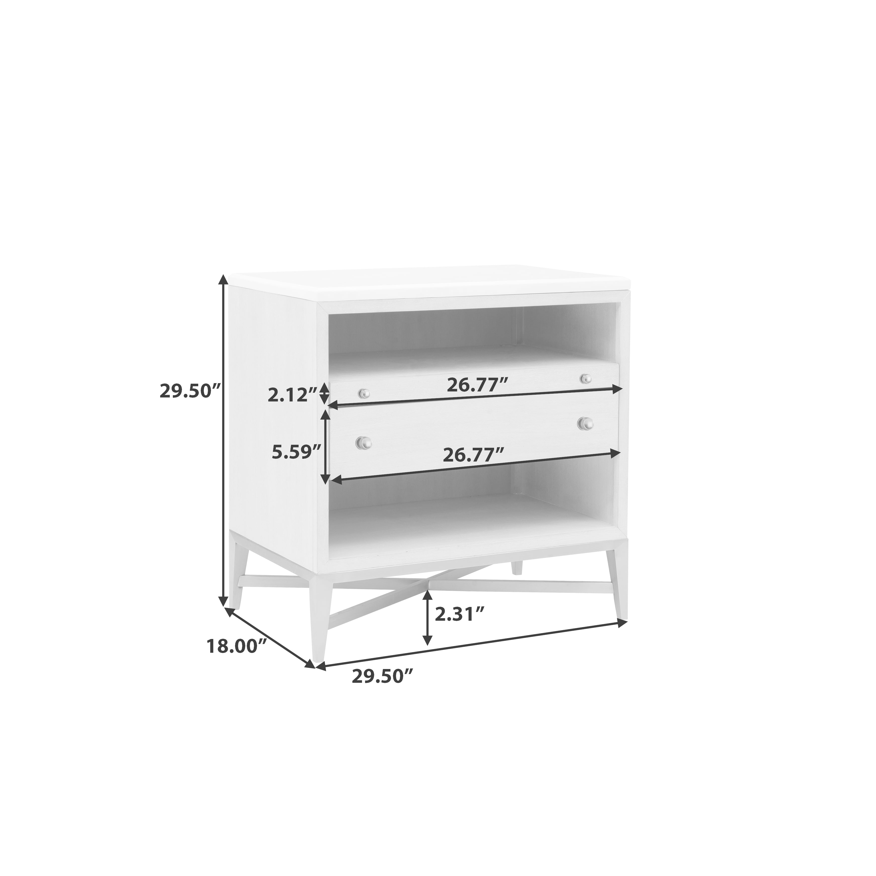 Pulaski Furniture Ashby Place 2-Drawer Nightstand