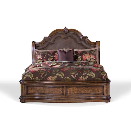 Traditional Queen Sleigh Bed