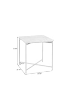 Pulaski Furniture Pulaski Accents Contemporary Large Stone Top Nesting Table