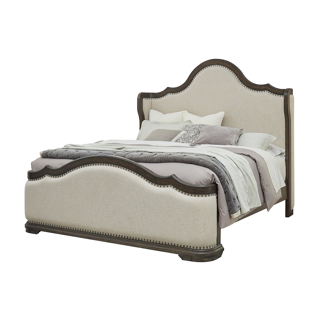 Pulaski Furniture Cooper Falls Queen Bed, Dresser, Mirror, Chest & 2 NS