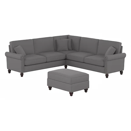 99W L Sectional With Ottoman