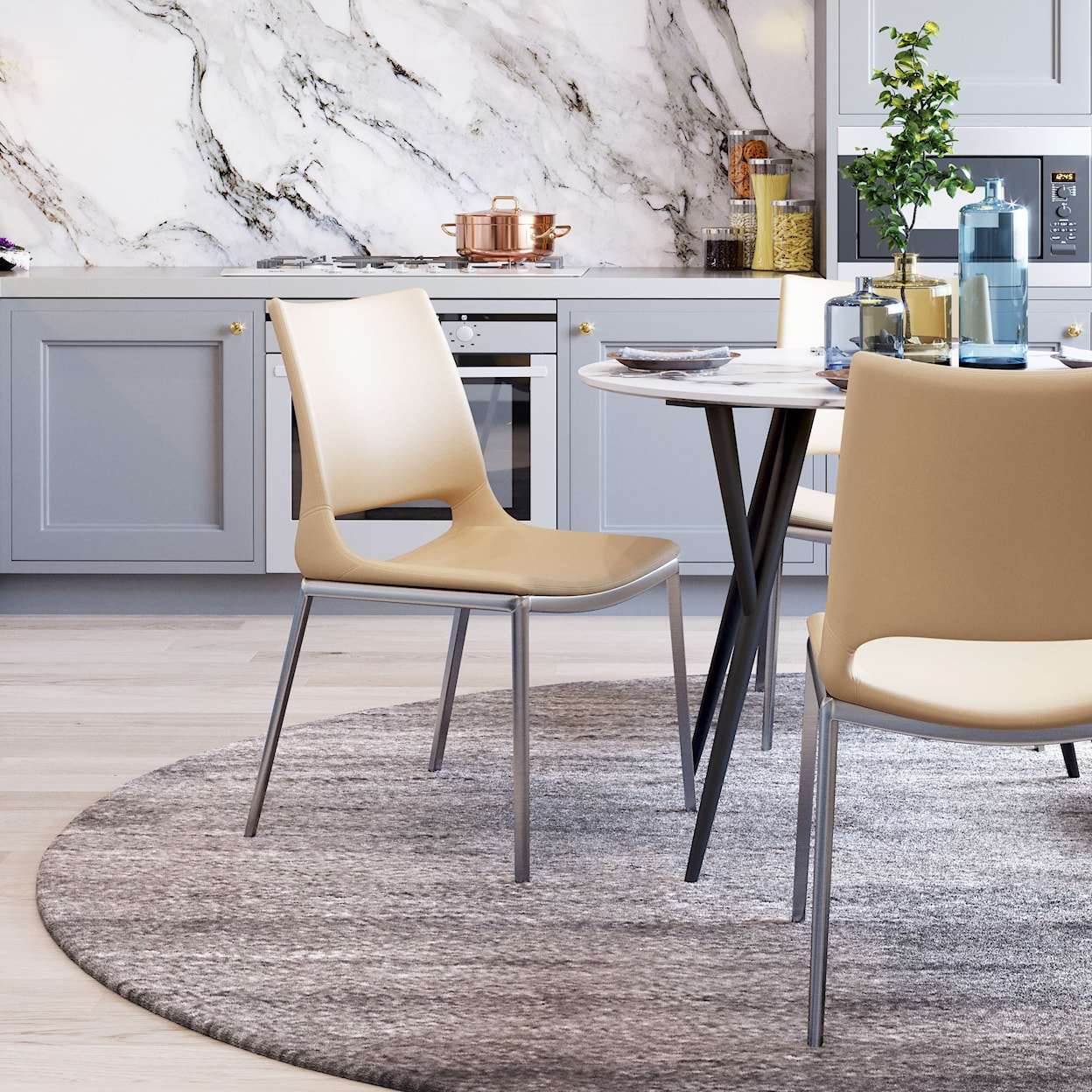 Zuo Ace Dining Chair Set