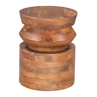 Kollam Side Table Brown