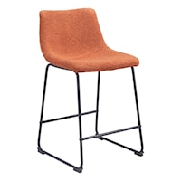 Smart Counter Chair (Set Of 2) Burnt Orange