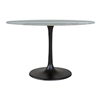 Central City Dining Table Gray & Black