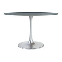 Metropolis Dining Table 48" Black