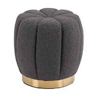 Napa Ottoman Dark Gray