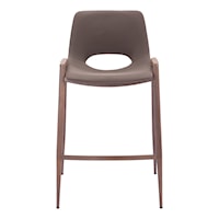Contemporary Upholstered Counter Height Stool