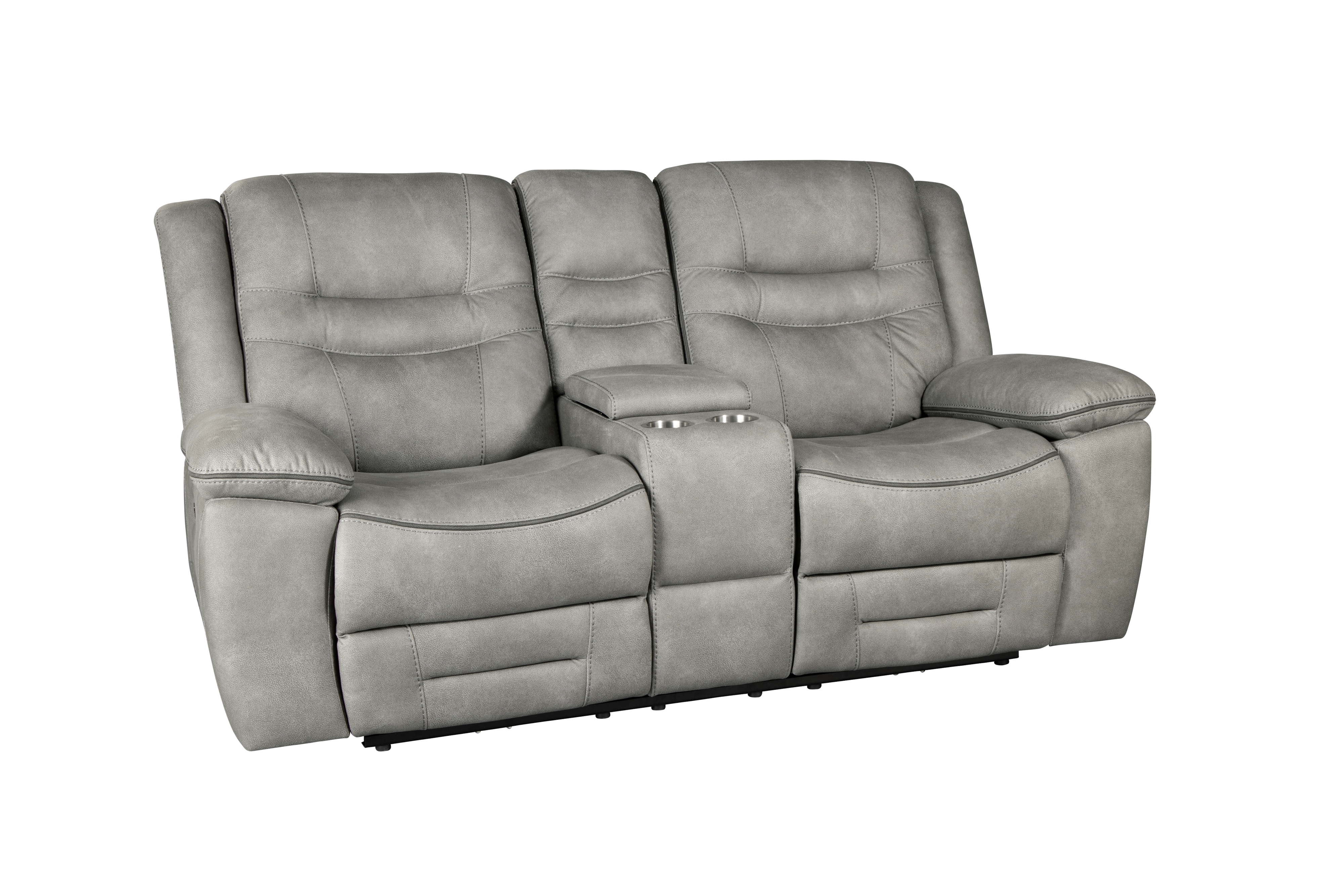 Dual Power Console Loveseat