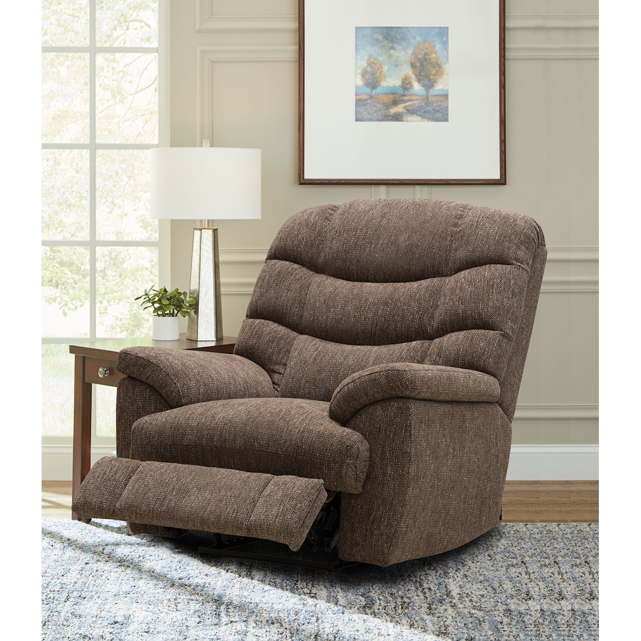 Behold Home 7575 Big Easy Gunmetal Power Recliner