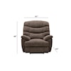 Behold Home 7575 Big Easy Gunmetal Power Recliner