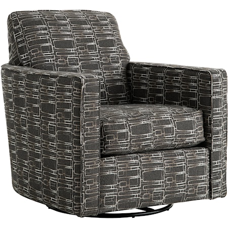 Transitional Swivel Accent Chair