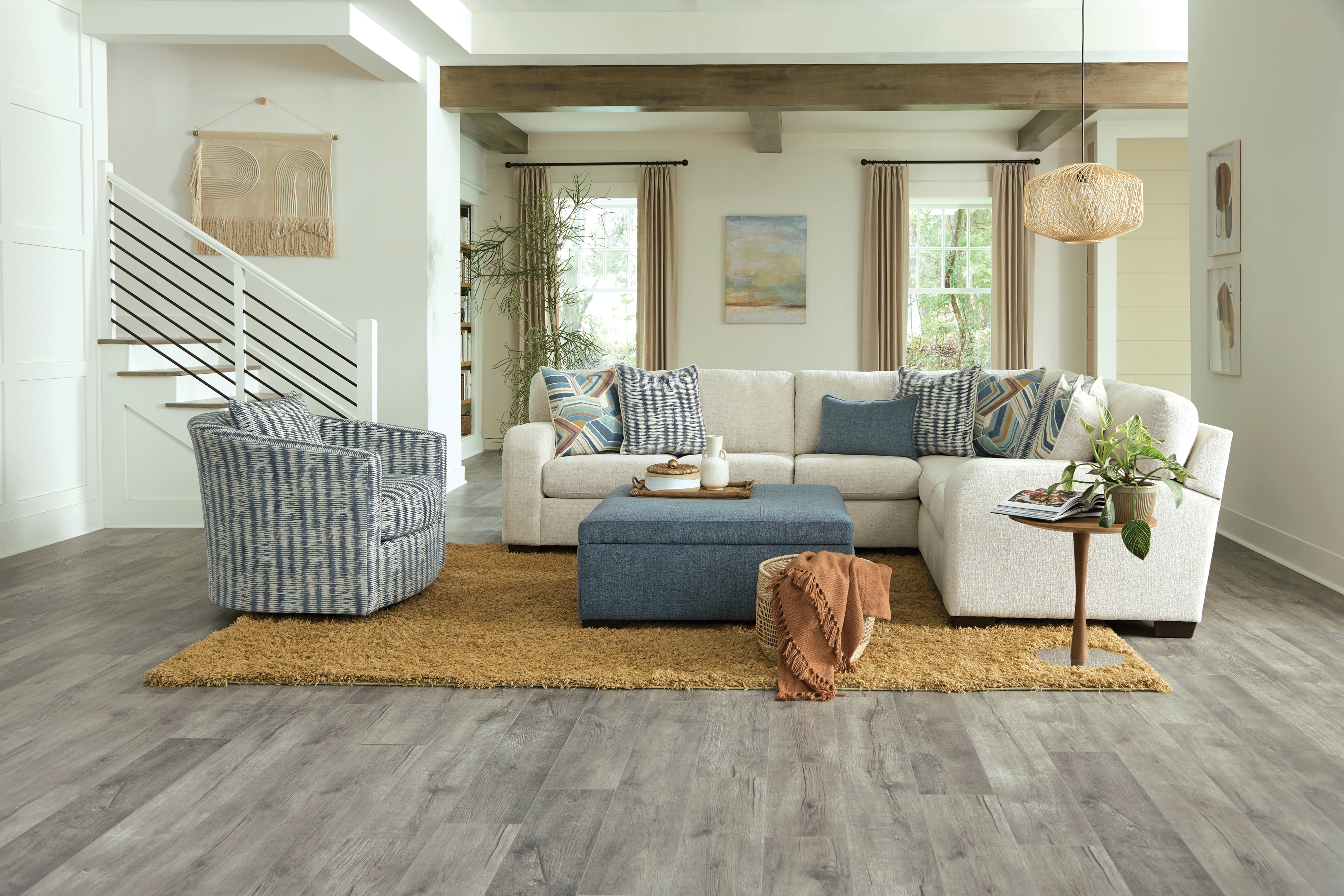 Square Storage Ottoman