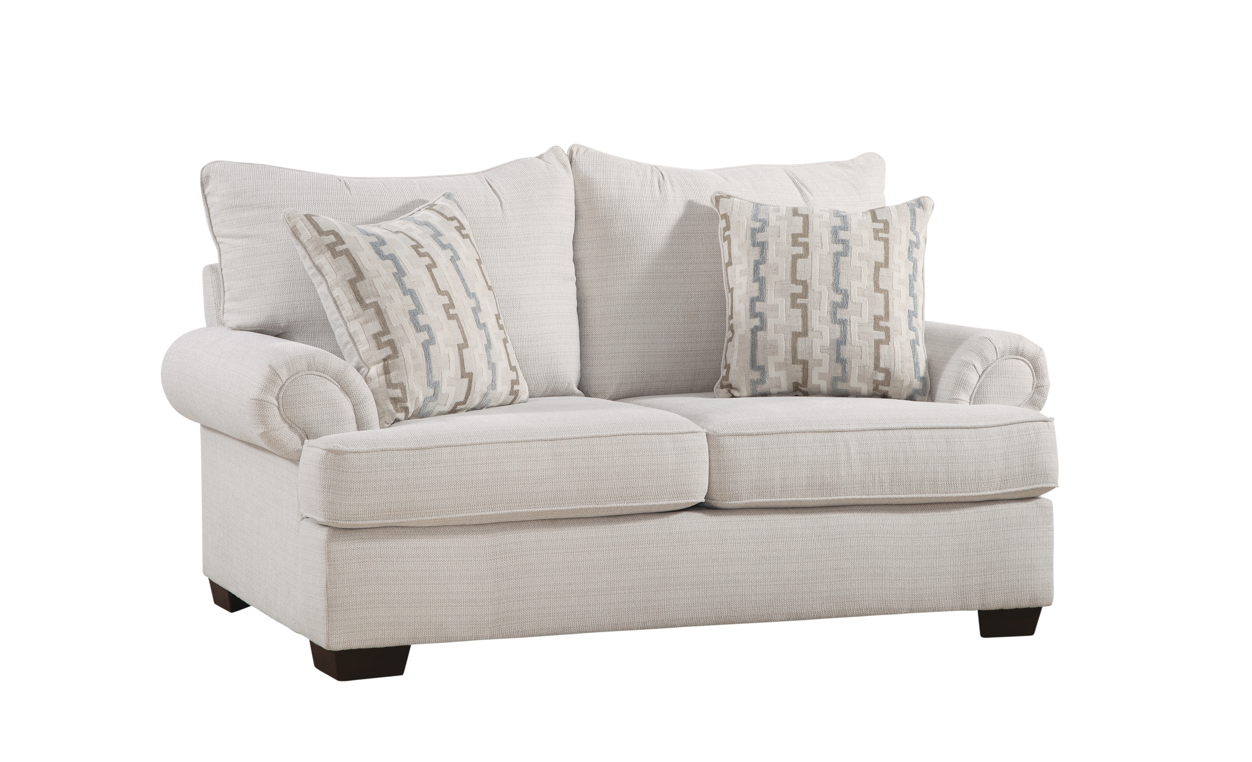 2-Throw Pillow Loveseat