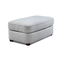 Transitional Accent Ottoman