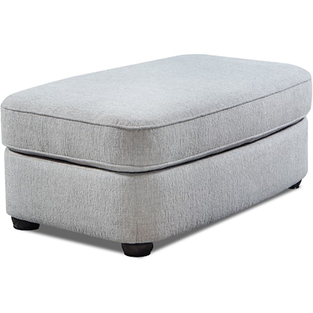 Transitional Accent Ottoman