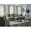Behold Home 1674 Bri Pewter 2-Piece Sectional Sofa