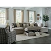 Behold Home 1674 Bri Pewter Storage Ottoman